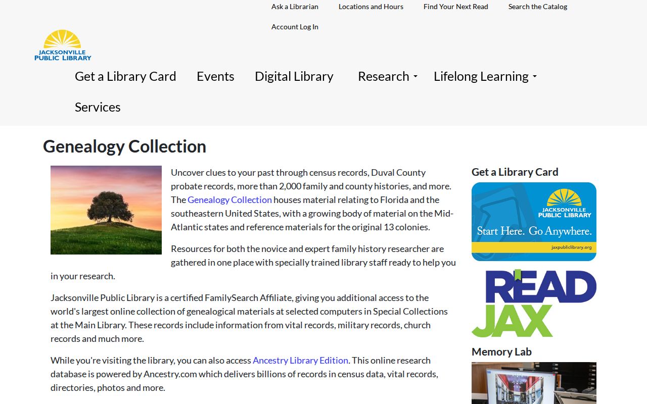 Duval County city directory resources at Jacksonville Public Library