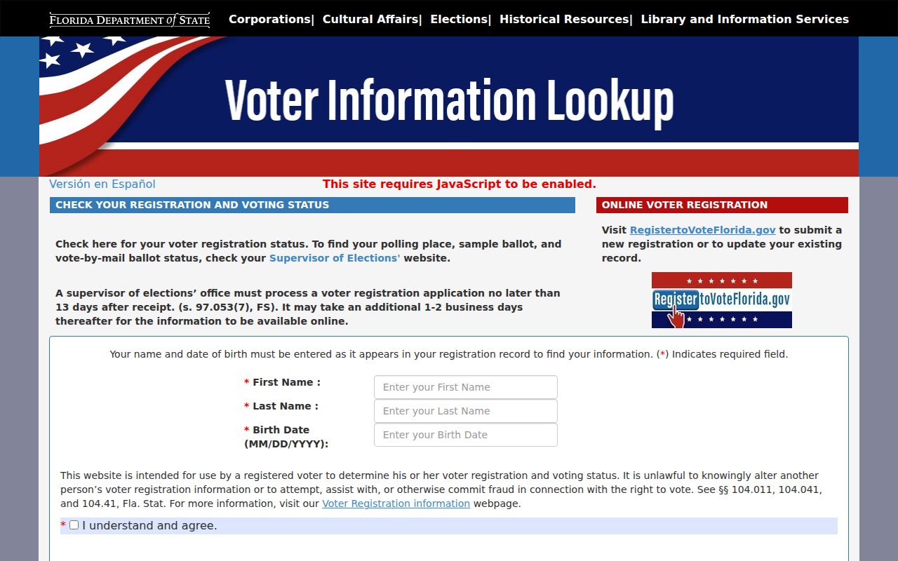 Duval County residents directory Florida voter lookup
